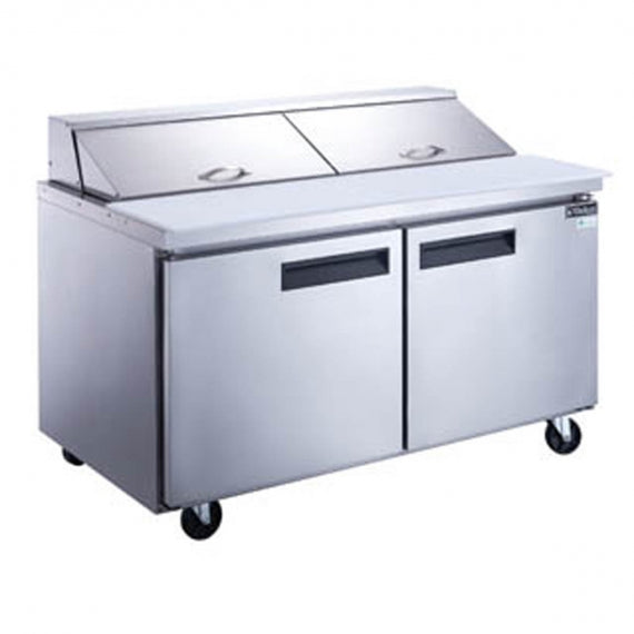 Dukers Appliance Co DSP60-16-S2 60" Sandwich / Salad Unit Refrigerated Counter