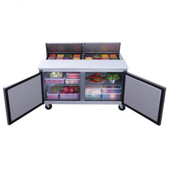 Dukers Appliance Co DSP60-16-S2 60" Sandwich / Salad Unit Refrigerated Counter