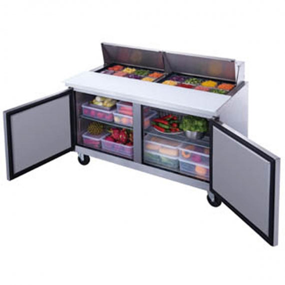 Dukers Appliance Co DSP60-16-S2 60" Sandwich / Salad Unit Refrigerated Counter