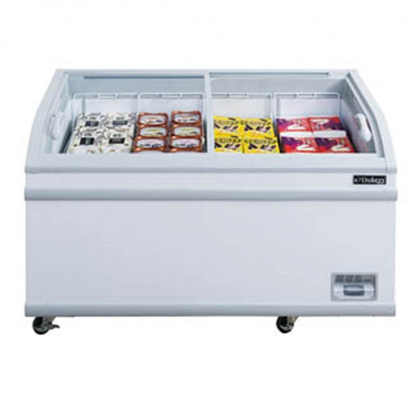 Dukers Appliance Co WD-700Y 79" Chest Freezer w/ Glass Sliding Door, 24.72 cu. ft.