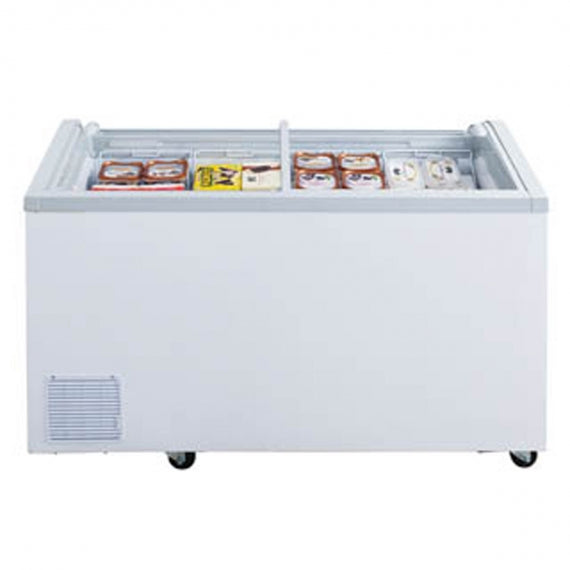 Dukers Appliance Co WD-700Y 79" Chest Freezer w/ Glass Sliding Door, 24.72 cu. ft.