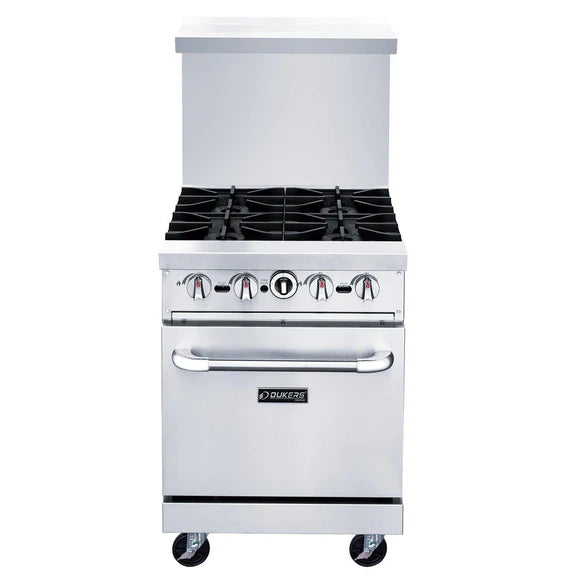 DCR24-4B 24" Gas Range with Four (4) Open Burners