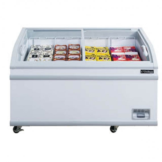 Dukers Appliance Co WD-500Y 56" Chest Freezer w/ Glass Sliding Door, 17.66 cu. ft.