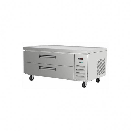 Asber ACBR-52 53" 2 Drawers Chef Base Refrigerated Equipment Stand