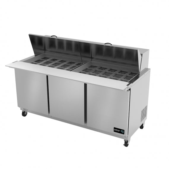 Asber APTM-72-30 Mega Top Mega Top Sandwich/Salad Prep Table - 70"W x 37"D x 47"H