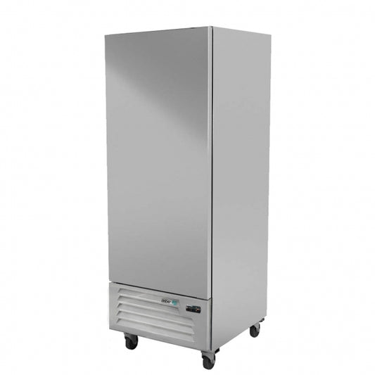 Asber ARR-17 One Section Reach-in Refrigerator w/ Reversible Solid Door, Bottom Mounted, Stainless Steel, 17 cu. ft.